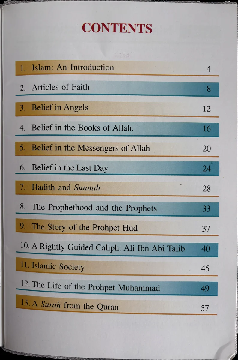 Islamic Studies for Class 7 image